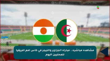 مشاهدة مباشرة.. مباراة الجزائر والنيجر في كأس أمم إفريقيا للمحليين اليوم